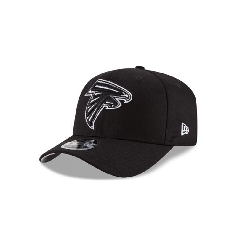 NFL Atlanta Falcons Stretch Snap 9Fifty Snapback (MZR5312) - Black New Era Caps